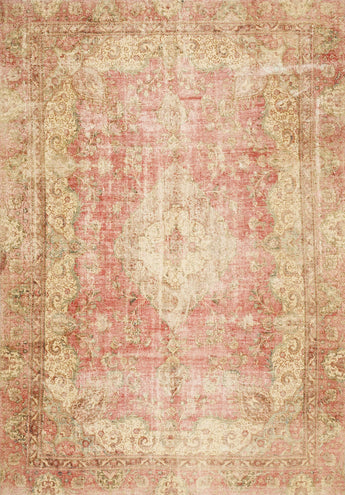 Vintage Orientmattor 64439 rug with intricate patterns, showcasing traditional design and rich colors in a detailed close-up image.