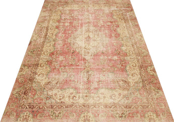 Vintage Orientmattor 64439 rug with intricate patterns in warm tones, showcasing detailed craftsmanship and classic design.