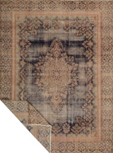 Vintage Orientmattor 64459 rug with intricate patterns and warm colors, displayed in a well-lit setting.