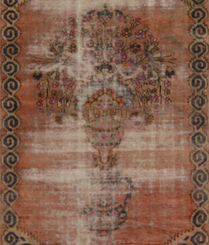 Vintage Orientmattor 64469 rug with intricate pattern and warm colors, showcasing traditional design and craftsmanship.