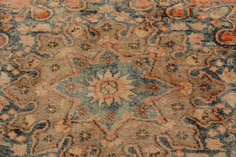 Vintage Orientmattor 64470 rug featuring intricate patterns and rich colors on a textured surface.