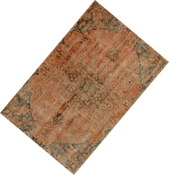 Orientmattor Vintage 64470 rug featuring intricate patterns in rich colors on a textured background.