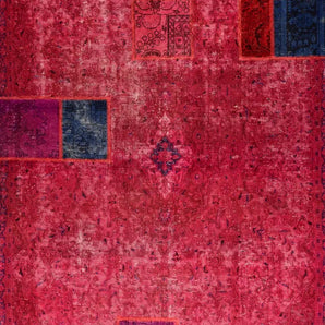 Vintage-Patch Fuchsia