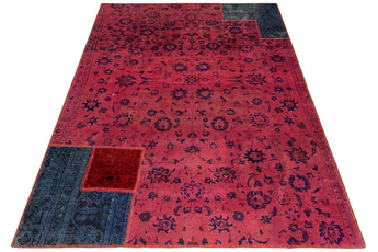 Vintage-Patch Fuchsia