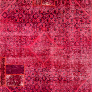 Vintage-Patch Fuchsia