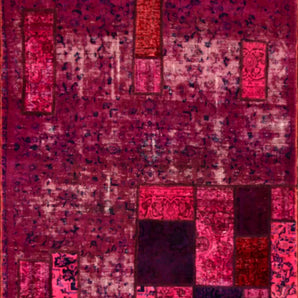 Vintage-Patch Fuchsia