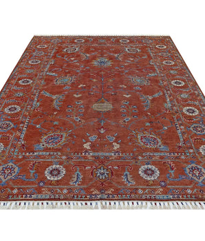 Orientmattor Ghazni 64979 Ziegler/Kazak rug with intricate patterns and rich colors, showcasing traditional woven textile craftsmanship.