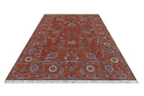Orientmattor Ghazni 64979 Ziegler/Kazak rug with intricate patterns and rich colors, showcasing traditional woven textile craftsmanship.
