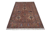 Handwoven Ariana Oriental Ziegler/Kazak rug, 187 x 124 cm, featuring intricate patterns and rich colors from Orientmattor.