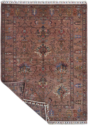 Handwoven Ariana Oriental Ziegler/Kazak rug from Orientmattor, 187x124 cm with intricate patterns and rich colors.