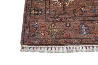 Handknuten Ariana Oriental Ziegler/Kazak rug, 187x124 cm, with intricate patterns in warm tones, from Orientmattor.