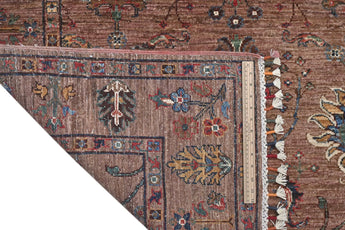 Orientmattor Handknuten Ariana Oriental Ziegler/Kazak rug, 187x124 cm, detailed woven design in natural tones.