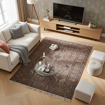 Handknuten Ariana Oriental Ziegler/Kazak rug by Orientmattor, 187x124 cm, detailed traditional geometric pattern.