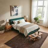 Handknuten Ariana Oriental Ziegler/Kazak rug by Orientmattor, 187 x 124 cm with intricate traditional patterns visible.