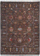 Handknuten Ariana Oriental Ziegler/Kazak rug, 196 x 152 cm, with intricate patterns and vibrant colors, from Orientmattor.