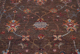 Handwoven Ariana Oriental Ziegler/Kazak rug in natural colors, 196x152 cm, by Orientmattor with intricate traditional patterns.