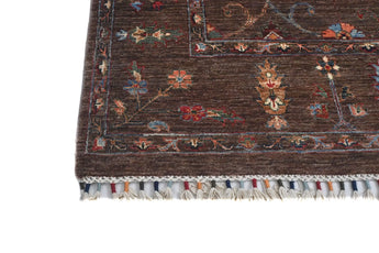 Orientmattor Ariana Oriental Ziegler/Kazak handwoven rug, 196x152 cm with intricate pattern in warm tones.