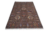 Handwoven Ariana Oriental Ziegler/Kazak rug by Orientmattor, 199x127 cm with intricate traditional patterns.