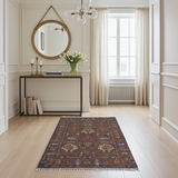Handwoven Ariana Oriental Ziegler/Kazak rug from Orientmattor, 199x127 cm, showcasing intricate patterns and rich colors.