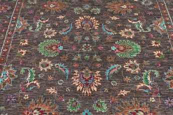 Handwoven Ariana Oriental Ziegler/Kazak rug, 206x149 cm, featuring intricate patterns and rich colors, by Orientmattor.