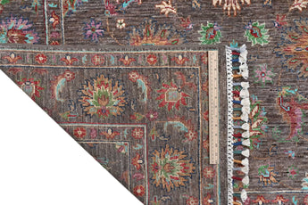 Handmade Ariana Oriental Ziegler/Kazak rug, 206 x 149 cm, with intricate traditional patterns from Orientmattor.