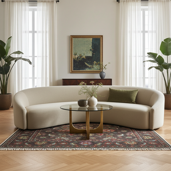 Orientmattor Handknuten Ariana Oriental Ziegler/Kazak rug, 206x149 cm with intricate traditional patterns.