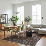Handknuten Ariana Oriental Ziegler/Kazak rug from Orientmattor, 206 x 149 cm with intricate patterns and rich colors.