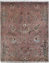 Orientmattor Handknuten Ariana Oriental Ziegler/Kazak rug, 211 x 152 cm, detailed woven pattern and rich colors.