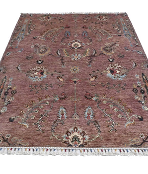 Handknuten Ariana Oriental Ziegler/Kazak rug from Orientmattor, 211x152 cm with intricate traditional patterns.