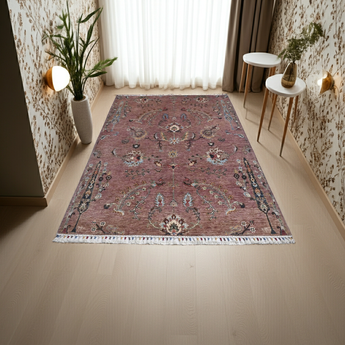 Handknuten Ariana Oriental Ziegler/Kazak rug from Orientmattor, 211 x 152 cm with intricate traditional patterns.