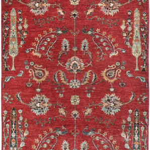 Handwoven Ariana Oriental Ziegler/Kazak rug, 214x150 cm, with intricate patterns, from Orientmattor.
