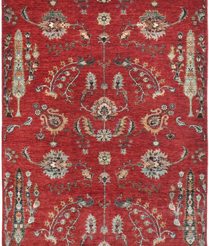 Handwoven Ariana Oriental Ziegler/Kazak rug, 214x150 cm, with intricate patterns, from Orientmattor.