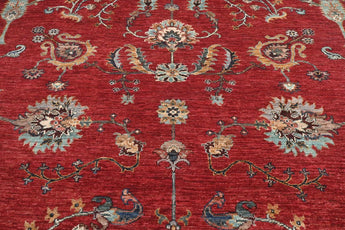 Handknuten Ariana Oriental Ziegler/Kazak rug from Orientmattor, 214 x 150 cm, detailed pattern in warm tones.