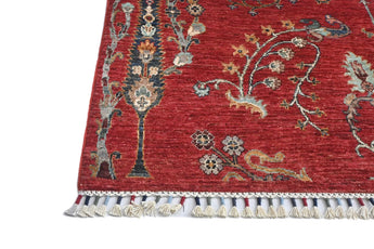 Handwoven Ariana Oriental Ziegler/Kazak rug by Orientmattor, 214x150 cm, featuring intricate traditional patterns.