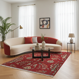 Handmade Ariana Oriental Ziegler/Kazak rug from Orientmattor, 214 x 150 cm with intricate traditional patterns.