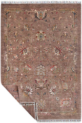 Handwoven Ariana Oriental Ziegler/Kazak rug from Orientmattor, 222x162 cm with intricate traditional patterns.