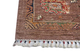 Handwoven Ariana Oriental Ziegler/Kazak rug, 222x162 cm, with intricate patterns and rich colors from Orientmattor.