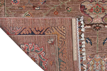 Handwoven Ariana Oriental Ziegler/Kazak rug, 222 x 162 cm, with intricate patterns and rich colors, by Orientmattor.