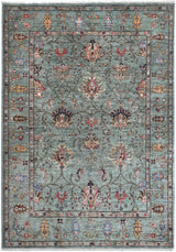 Handknuten Ariana Oriental Ziegler/Kazak rug, 227 x 155 cm, with intricate patterns in warm tones, by Orientmattor.