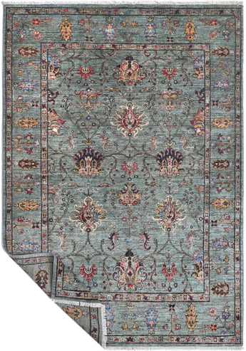 Handknuten Ariana Oriental Ziegler/Kazak rug, 227x155 cm, with intricate traditional patterns, woven by Orientmattor.