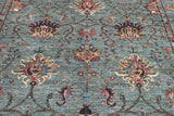 Handknuten Ariana Oriental Ziegler/Kazak rug, 227 x 155 cm, featuring intricate traditional patterns and rich colors.