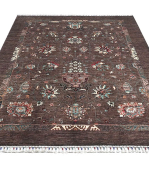 Handknuten Ariana Oriental Ziegler/Kazak rug by Orientmattor, 234 x 177 cm, showcasing intricate traditional patterns and rich colors.