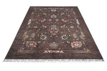 Handknuten Ariana Oriental Ziegler/Kazak rug by Orientmattor, 234 x 177 cm, showcasing intricate traditional patterns and rich colors.