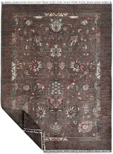 Handwoven Ariana Oriental rug in Ziegler/Kazak style, 234x177 cm, with intricate patterns and warm tones from Orientmattor.