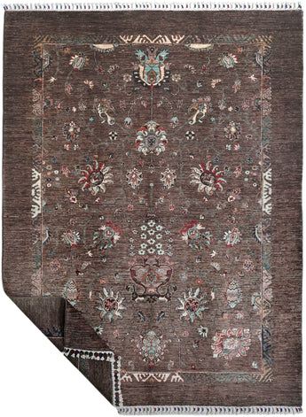 Handwoven Ariana Oriental rug in Ziegler/Kazak style, 234x177 cm, with intricate patterns and warm tones from Orientmattor.