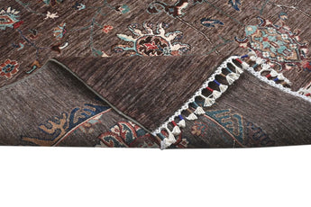 Handwoven Ariana Oriental Ziegler/Kazak rug by Orientmattor, 234 x 177 cm with intricate traditional patterns and rich colors.