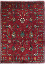 Handwoven Ariana Oriental Ziegler/Kazak rug, 239x174 cm, with intricate patterns and rich colors, by Orientmattor.
