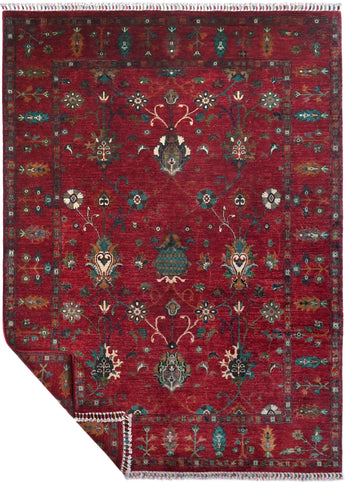 Handwoven Ariana Oriental Ziegler/Kazak rug, 239x174 cm, with intricate traditional patterns from Orientmattor.