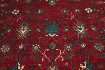 Handwoven Ariana Oriental Ziegler/Kazak rug in natural tones, 239 x 174 cm, from Orientmattor with intricate traditional patterns.