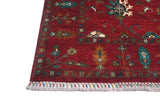 Orientmattor Handknuten Ariana Oriental Ziegler/Kazak rug, 239x174 cm, showcasing intricate patterns and rich colors.